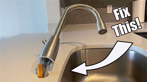 how to tighten a loose moen single handle kitchen faucet handle|How to Tighten a Loose Moen Single